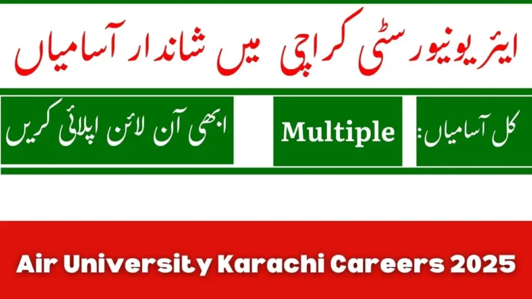 Air University Karachi Careers