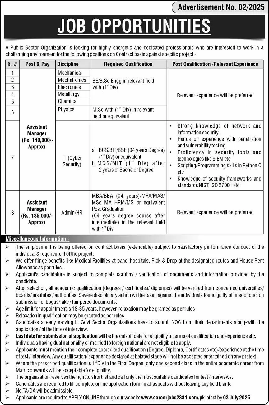 careerjobs2381.com.pk Atomic Energy Jobs 2025 Advertisement
