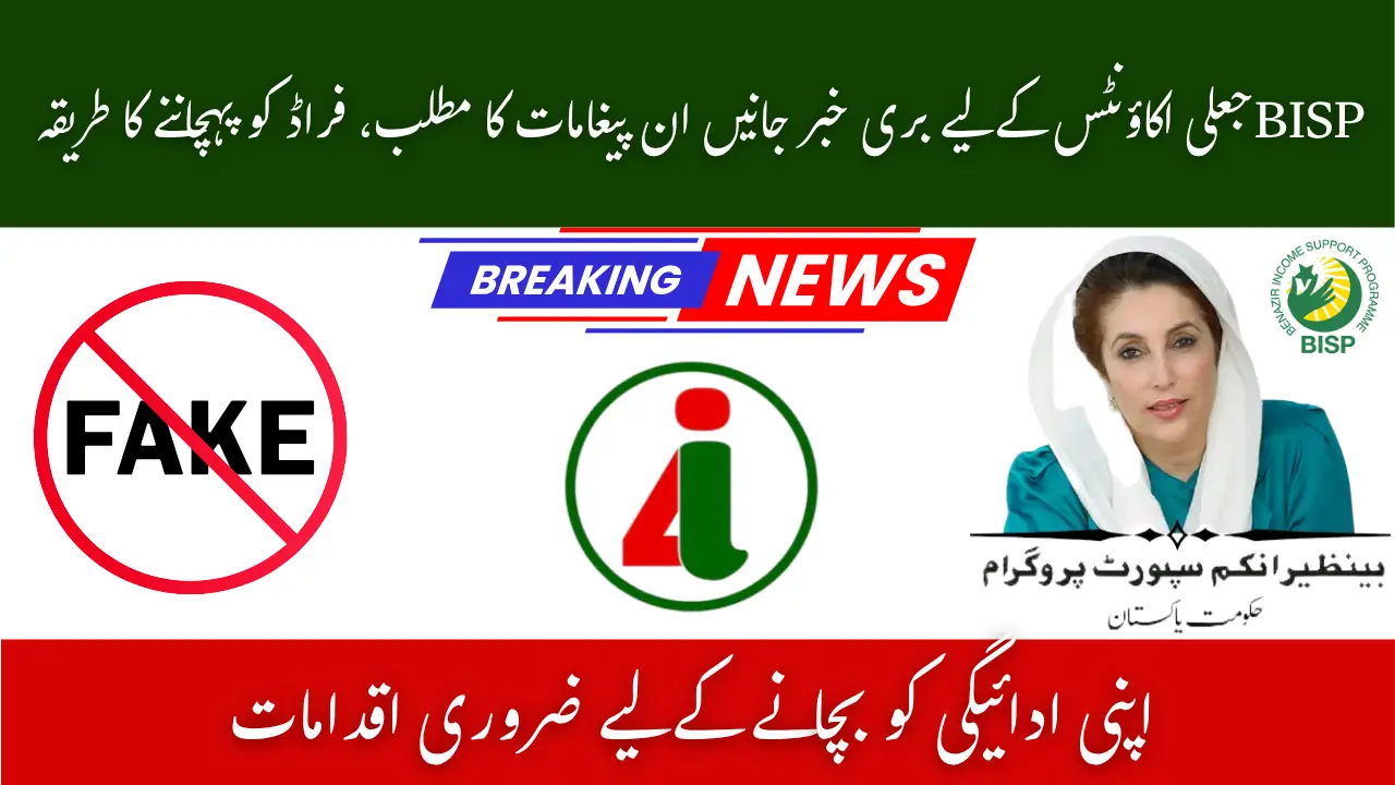 BISP Fake Account Warning 2025