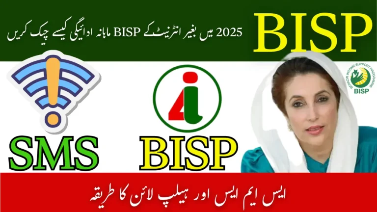 Check BISP Monthly Payment 2025