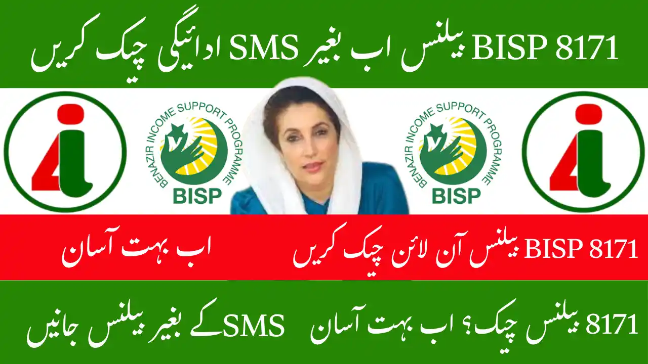How to BISP 8171 Online Check Balance Without SMS