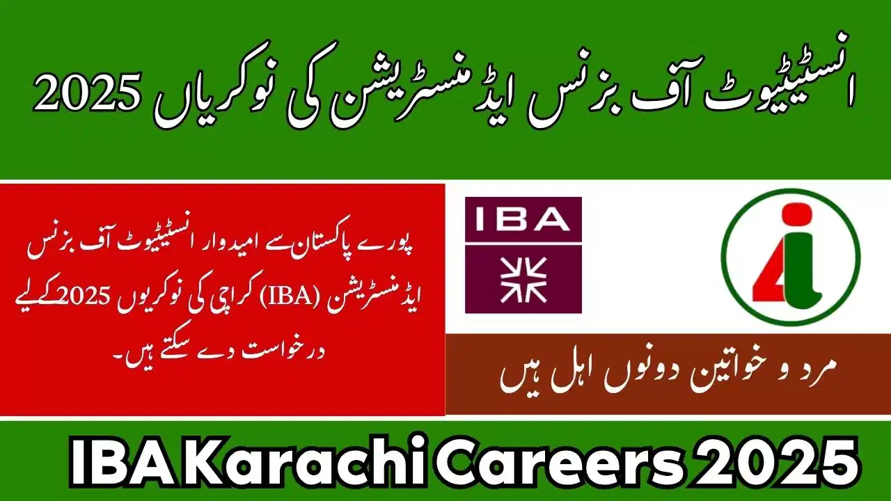 IBA Karachi Careers 2025