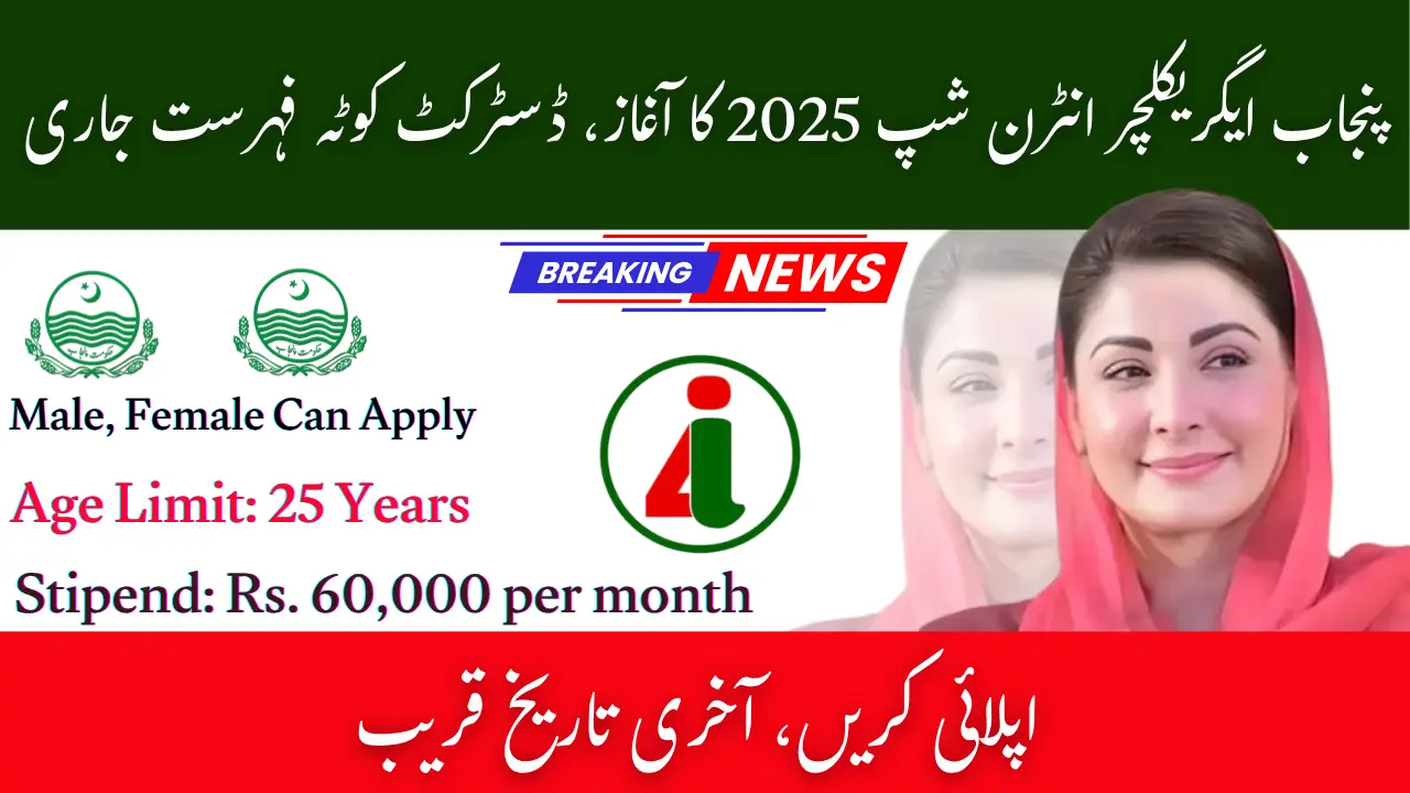 Punjab Agriculture Internship 2025