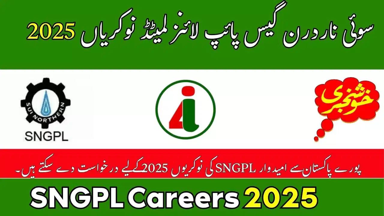 SNGPL Careers 2025