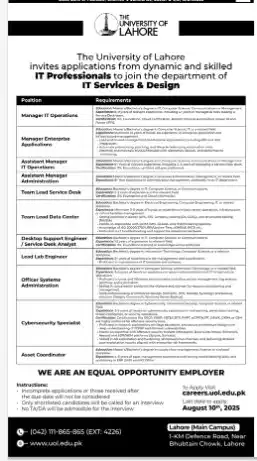UOL Careers 2025 Advertisement