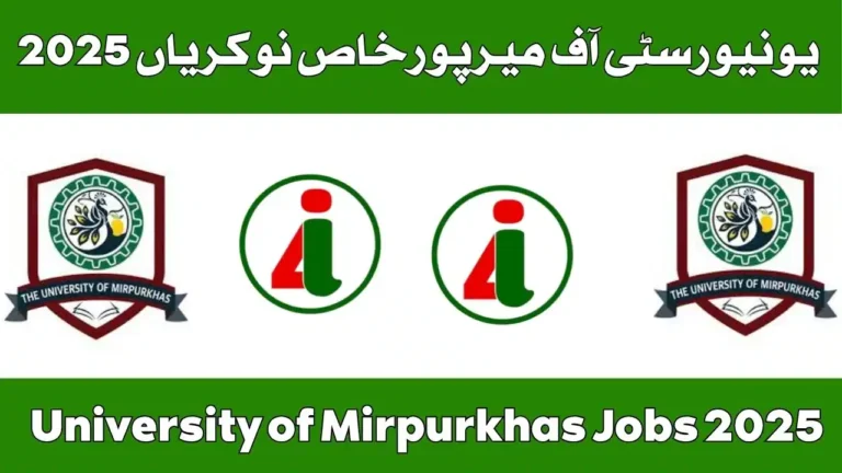 University of Mirpurkhas Jobs 2025