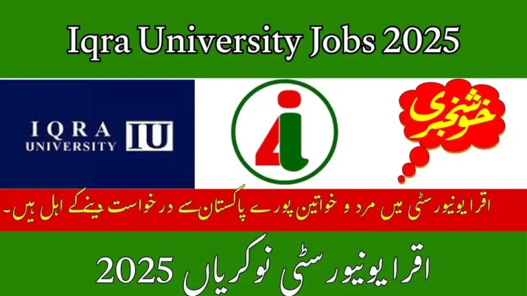 Iqra University Jobs