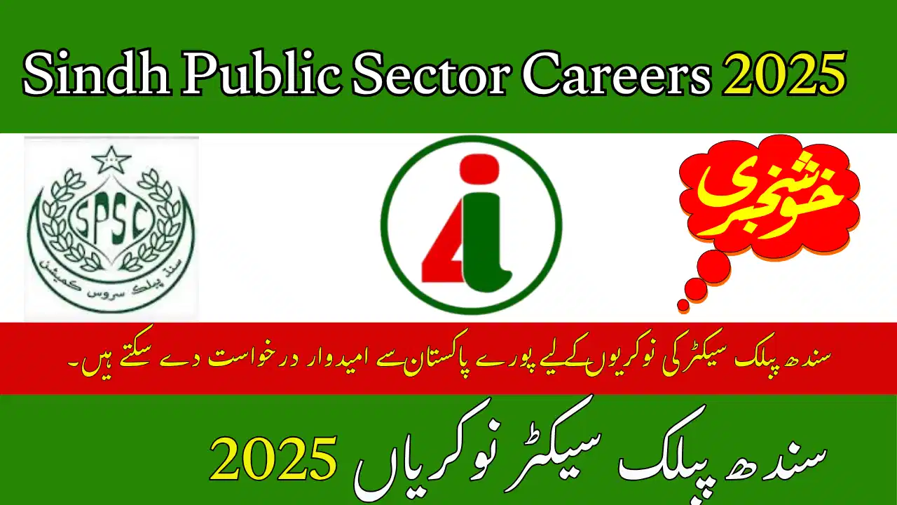 Sindh Public Sector Careers 2025