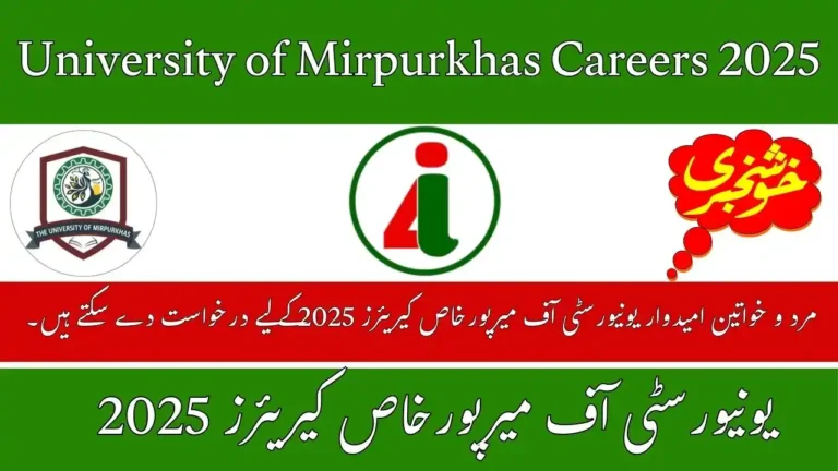 University of Mirpurkhas Careers 2025