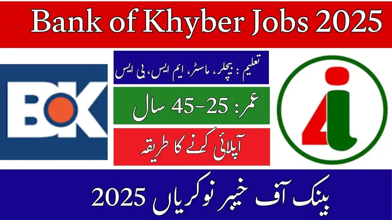 Bank of Khyber Jobs 2025