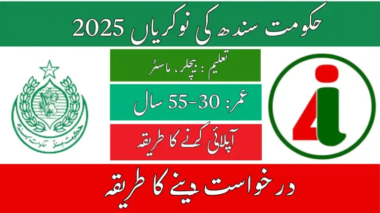 Government of Sindh Jobs 2025