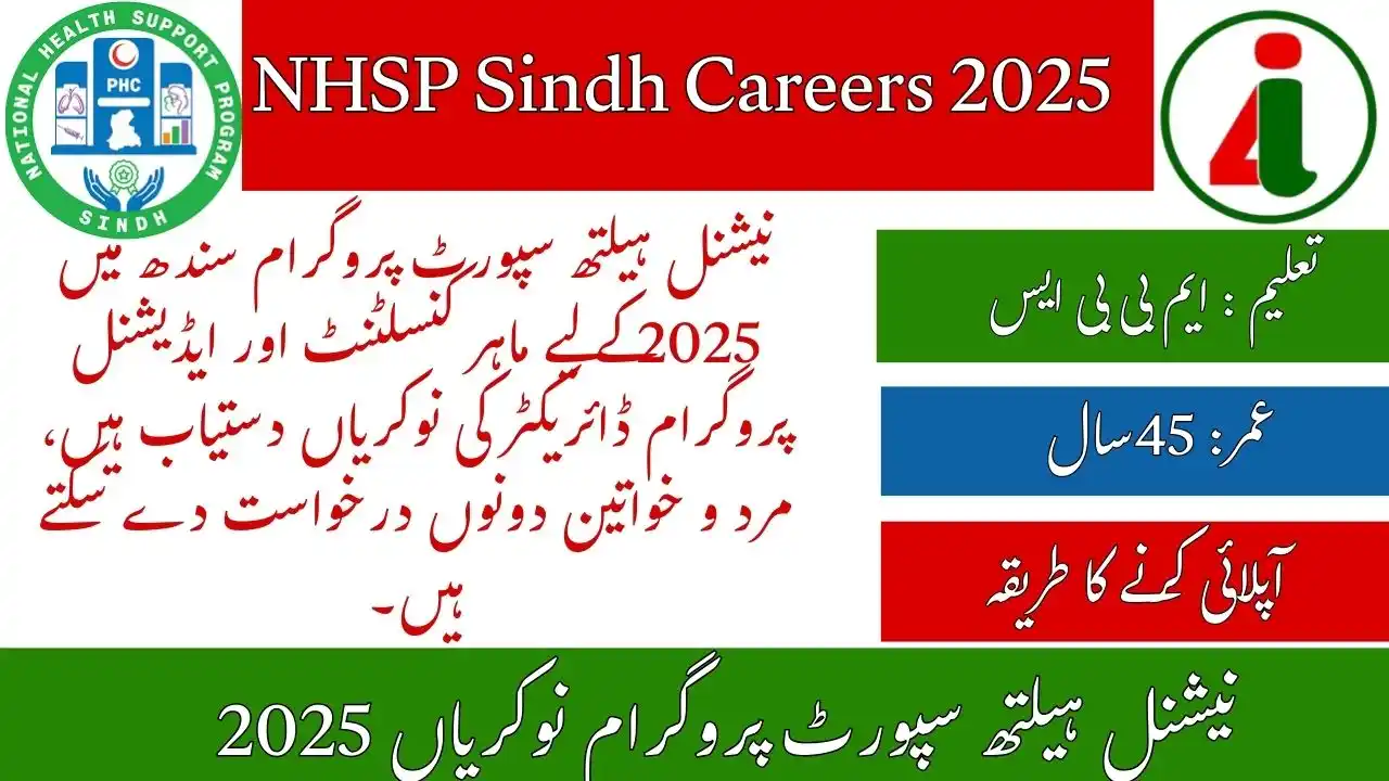 NHSP Sindh Careers 2025
