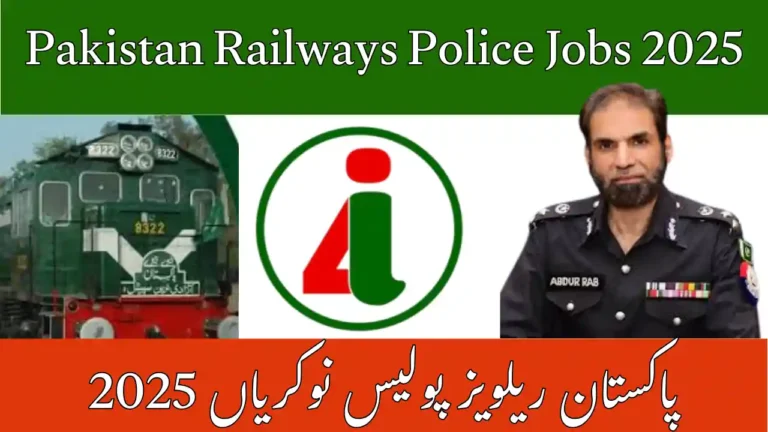 Pakistan Railways Police Jobs 2025 – Apply Online Contract Basis