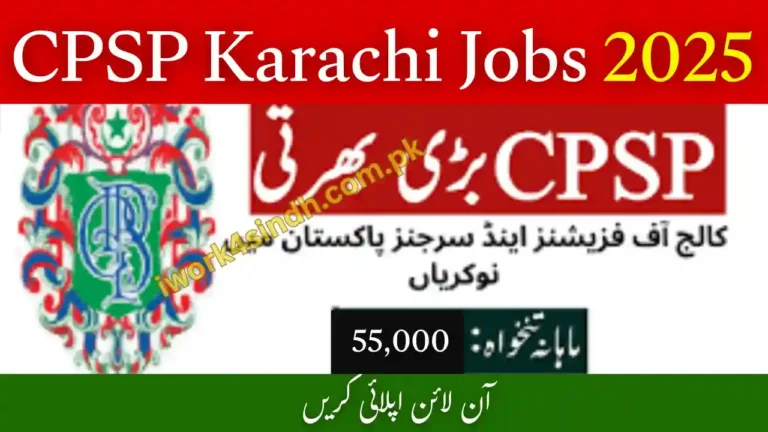 CPSP Karachi Jobs 2025 – Online Apply for Telephone Operator Cum Technician Vacancy