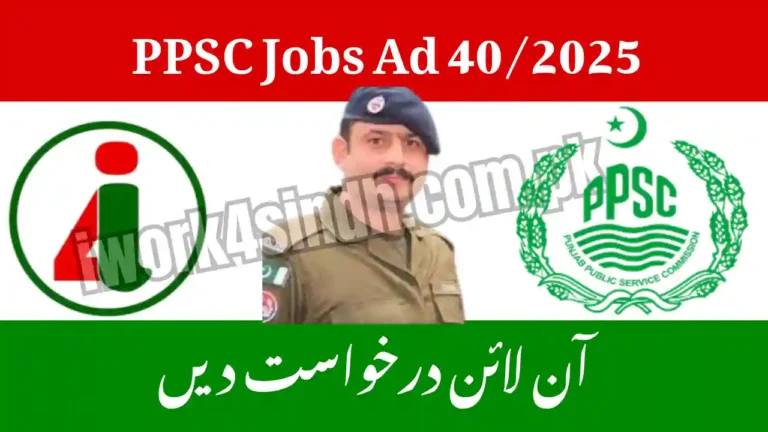 PPSC Jobs Ad 40