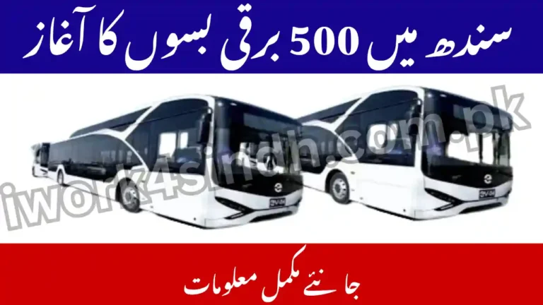 Sindh Government Launches 500 Electric Buses Initiative for Cleaner Public Transport