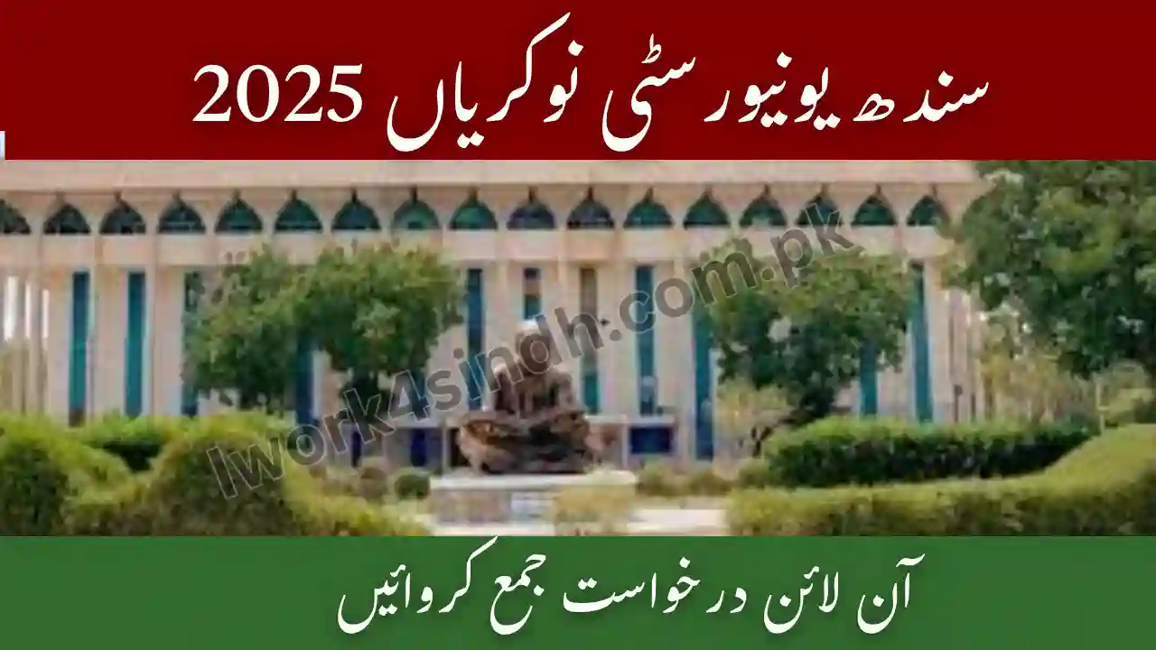 Sindh University Jobs 2025
