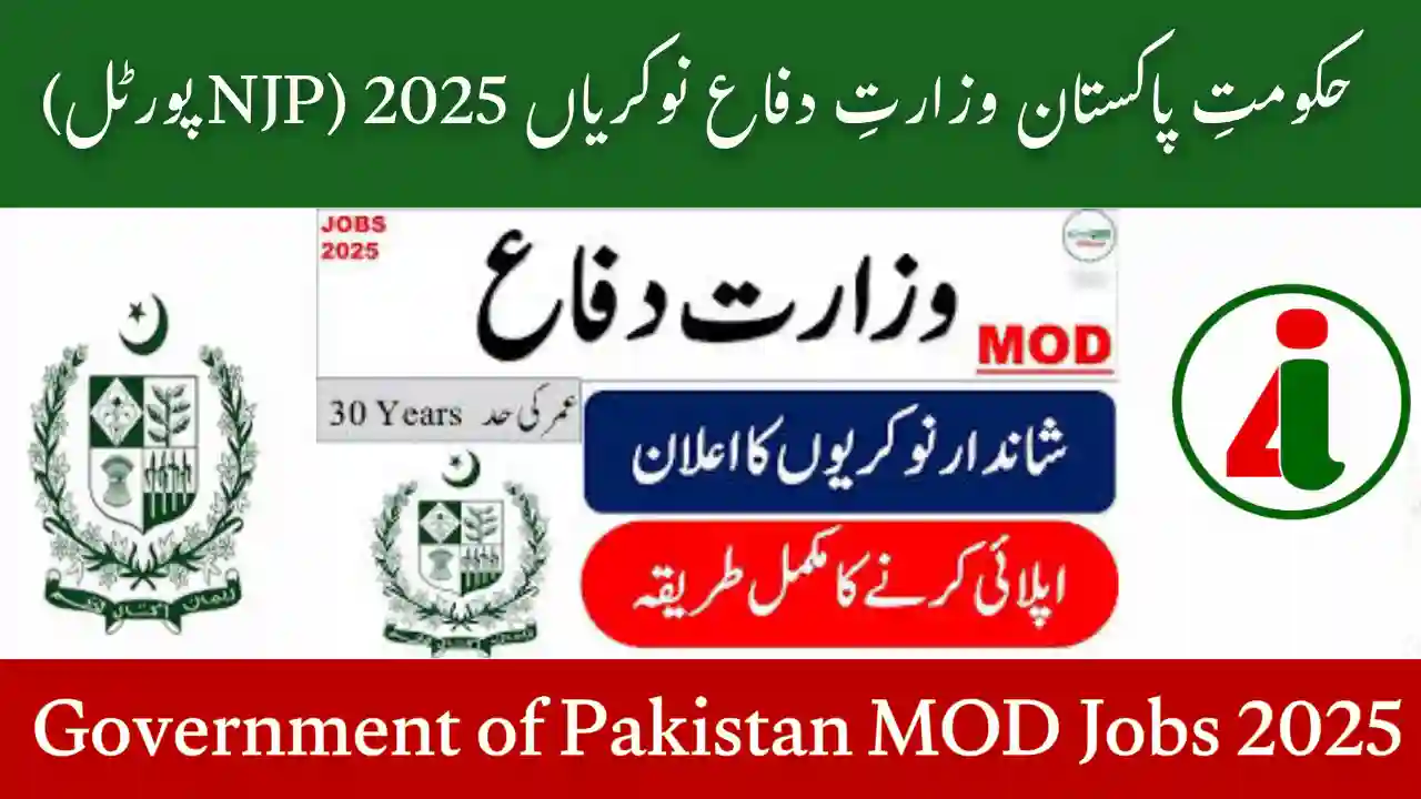 Government of Pakistan MOD Jobs 2025