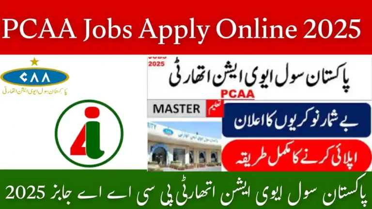 PCAA Jobs Apply Online