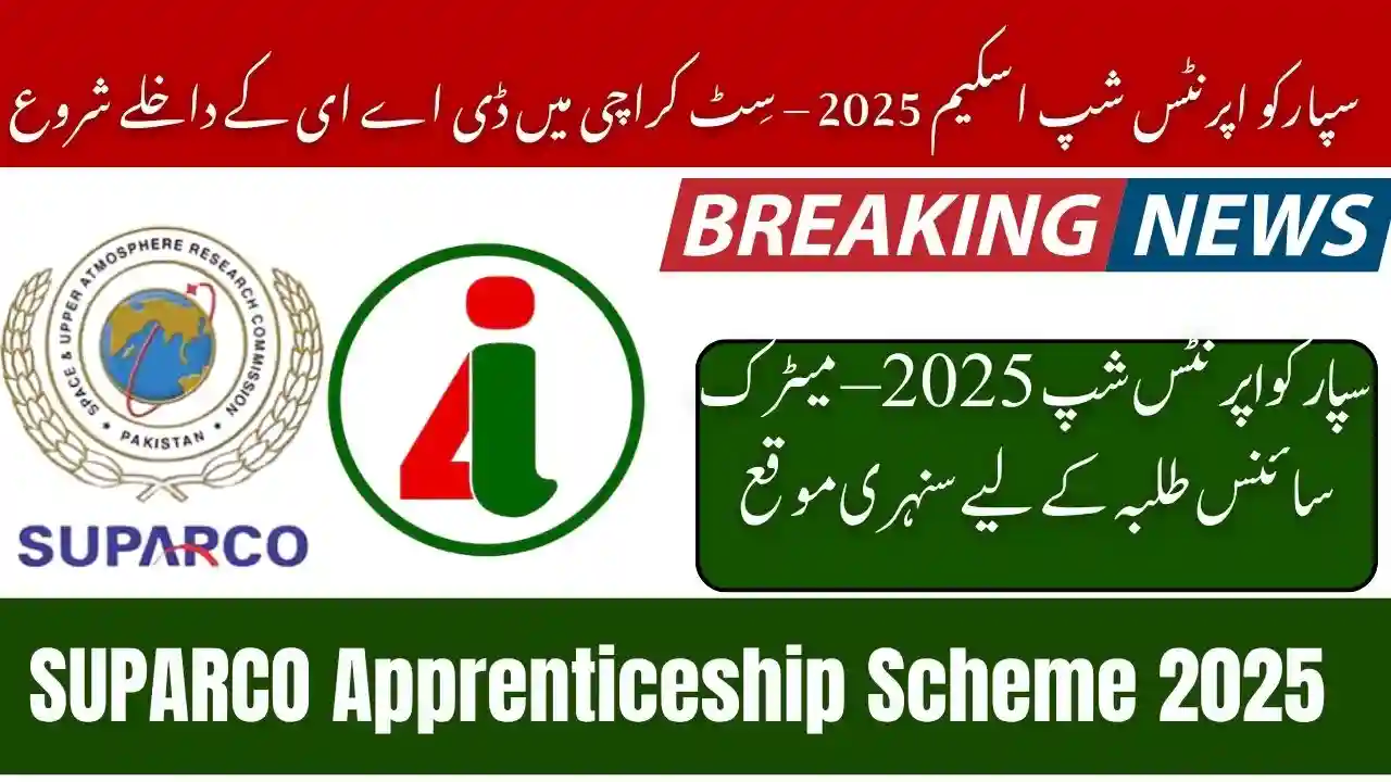 SUPARCO Apprenticeship Scheme 2025