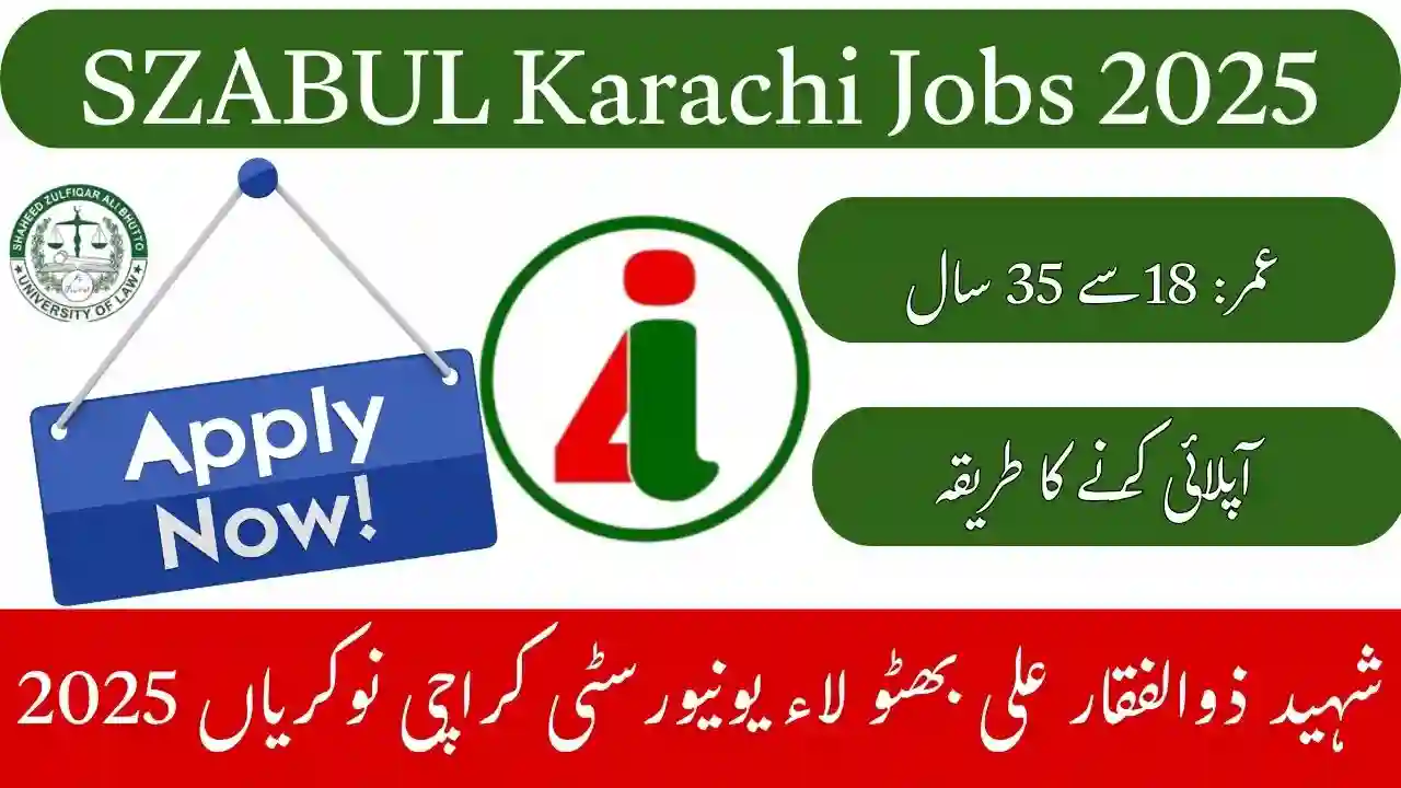 SZABUL Karachi Jobs