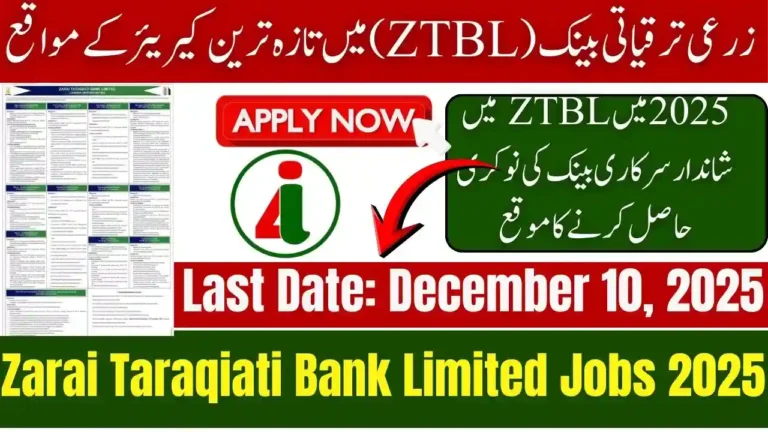 Www ZTBL com pk Jobs