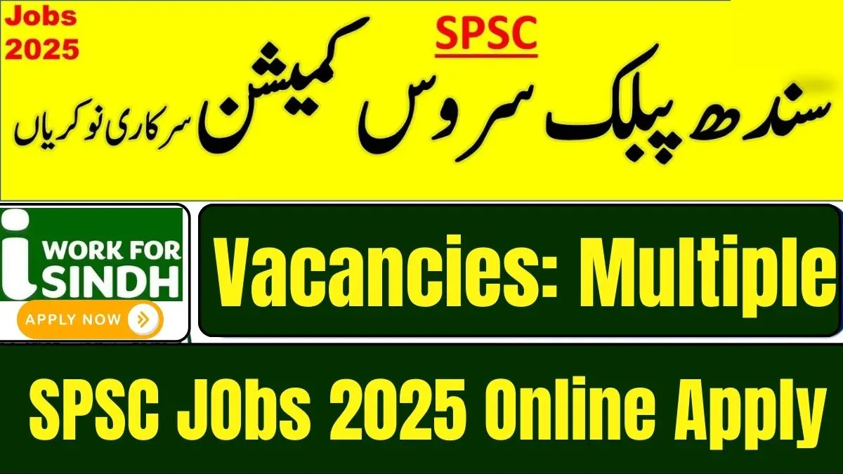 SPSC Job Online Apply 2025