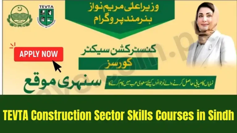TEVTA Launches Construction Sector Skills Courses 2025 in Sindh