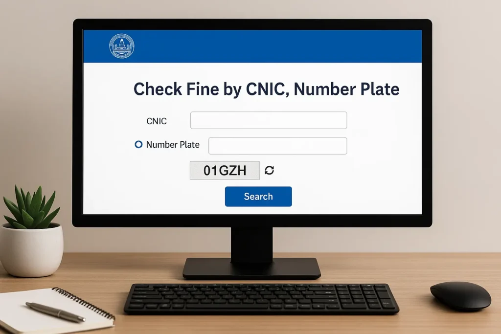 eChallan PSCA GOP PK 2025