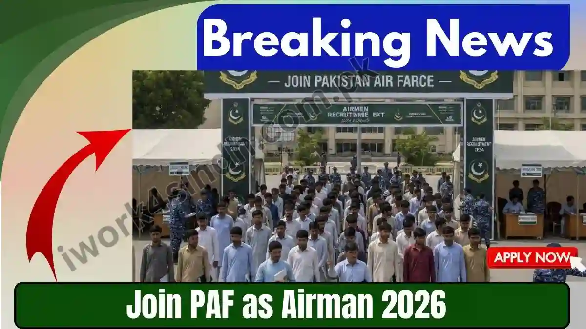 Pakistan Air Force Airmen Recruitment 2026