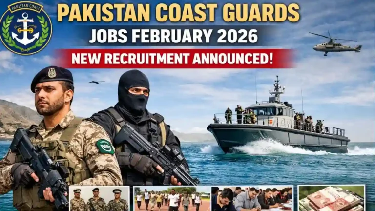 Pakistan Coast Guards Jobs February 2026