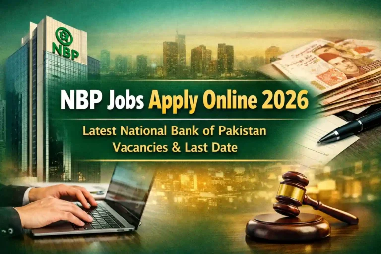 NBP Jobs Apply Online 2026