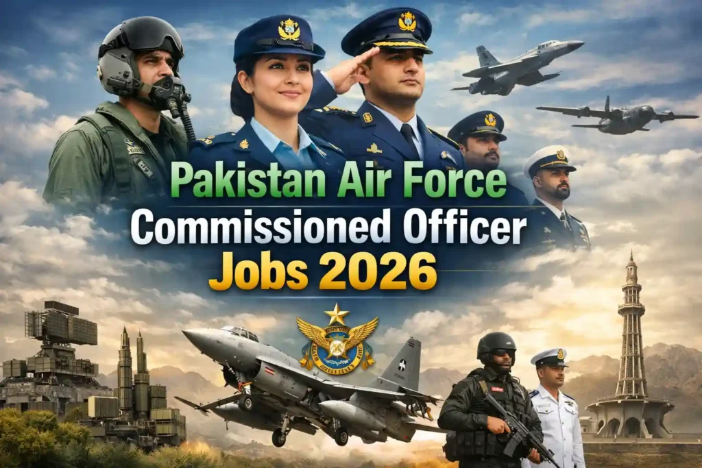 Pakistan Air Force Commissioned Officer Jobs 2026