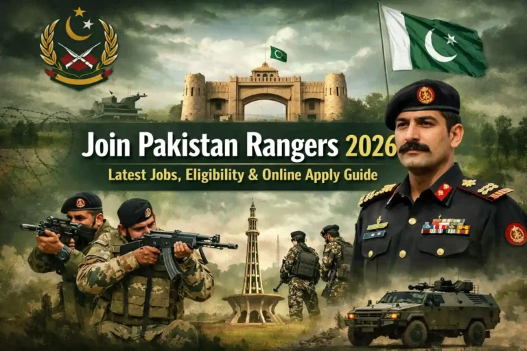 Join Pakistan Rangers 2026 – Latest Jobs, Eligibility & Online Apply Guide