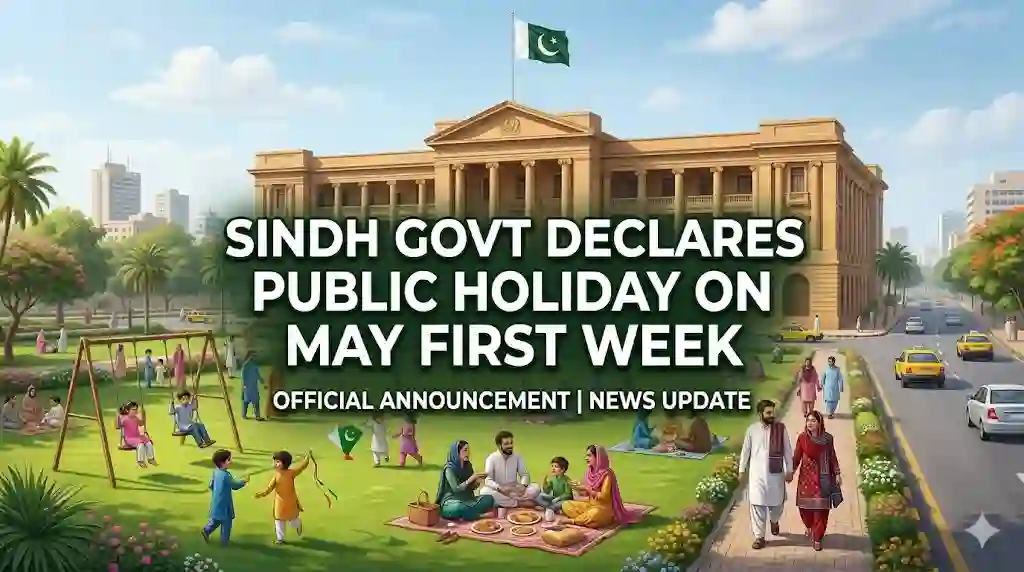 Sindh Govt Declares Public Holiday on May First Week