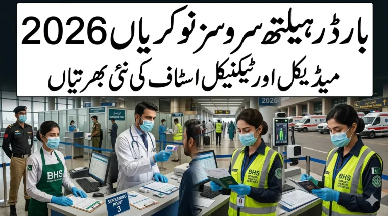 Border Health Services BHS Pakistan Jobs 2026