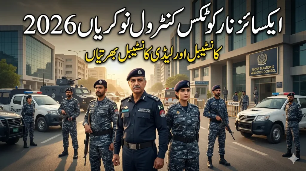 Excise Taxation & Narcotics Control Department Jobs 2026