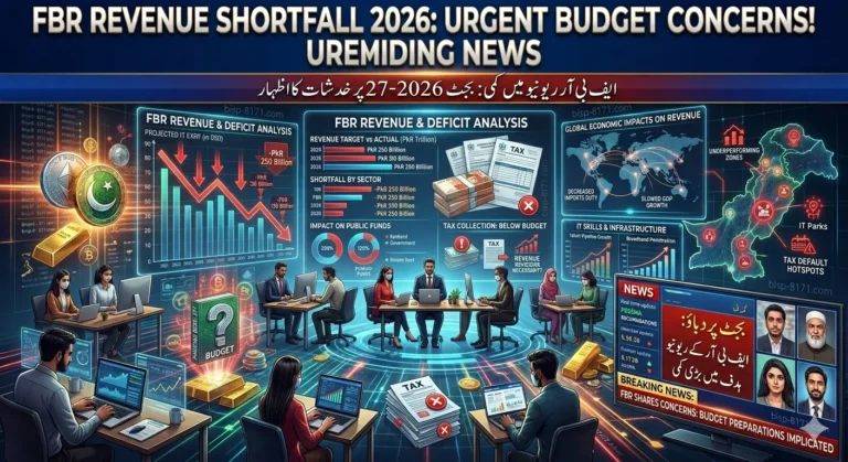 FBR Revenue Shortfall 2026 Raises Concerns Before Pakistan Budget