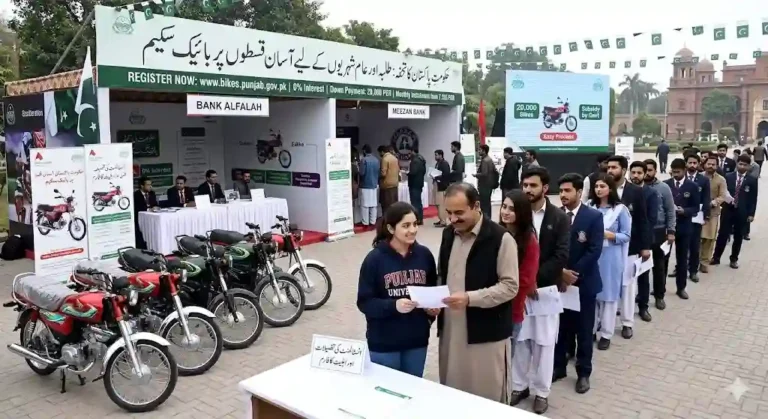 Government Scheme for Bikes on Installment in Pakistan – Full Details