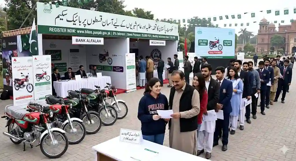 Government Scheme for Bikes on Installment in Pakistan – Full Details