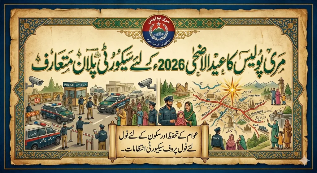 Murree Police Introduce Eid ul Azha 2026 Security Plan