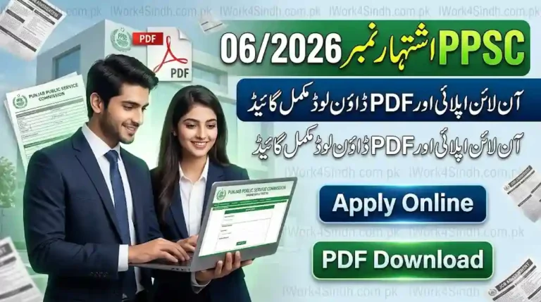 PPSC Advertisement No 062026 PDF Download & Apply Online Guide
