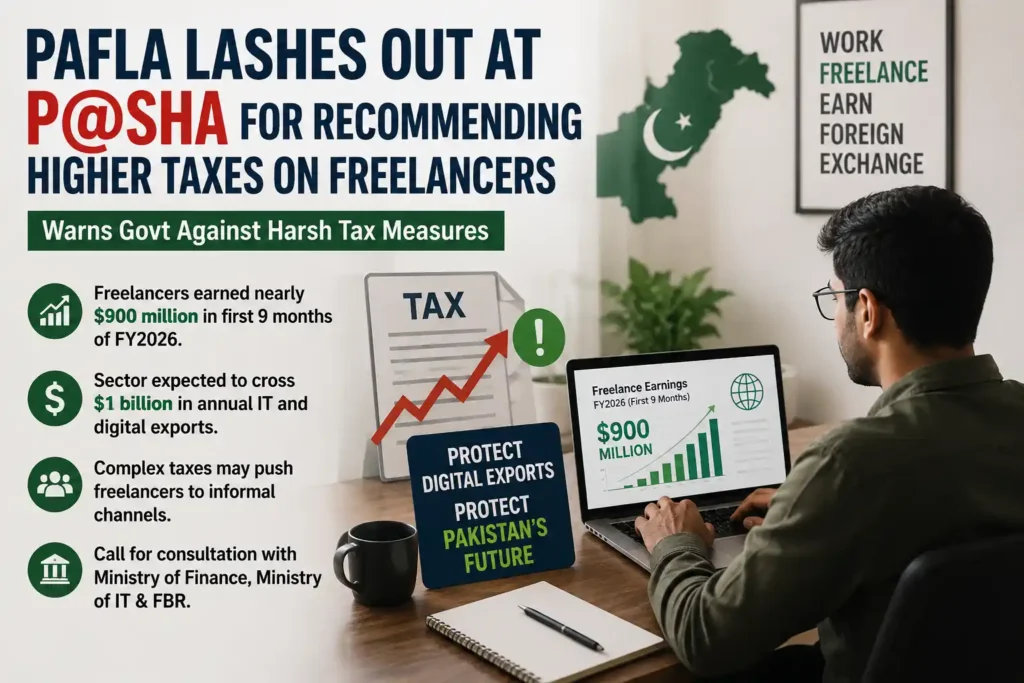 Pakistan Freelancers Warn Govt Against New Taxes on Digital Exports