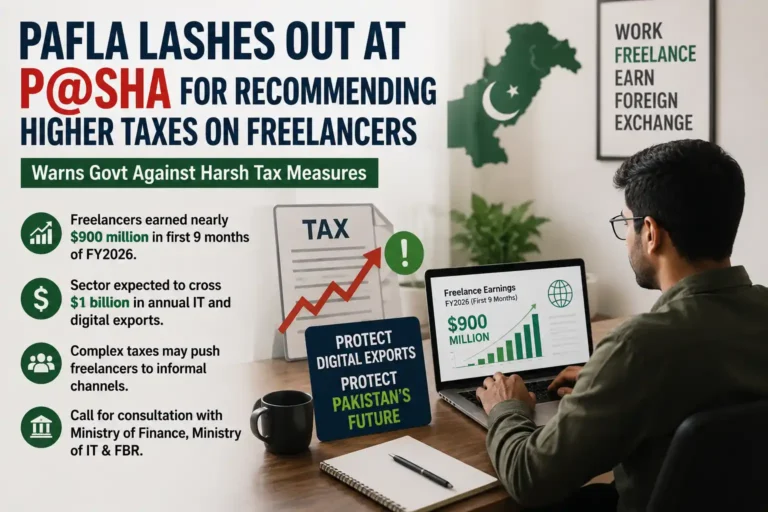 Pakistan Freelancers Warn Govt Against New Taxes on Digital Exports