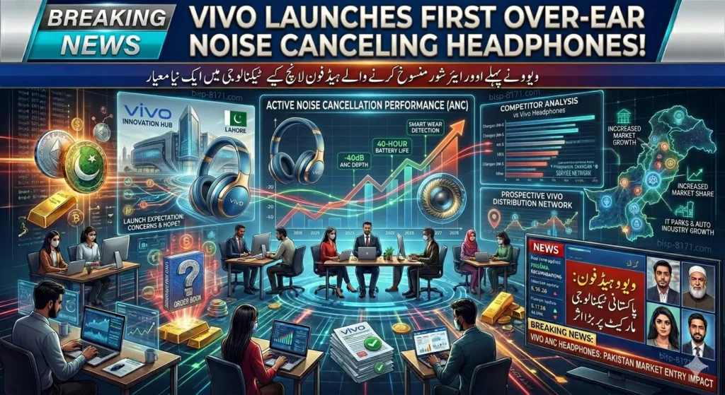 Vivo Launches First Over-Ear Noise Canceling Headphones