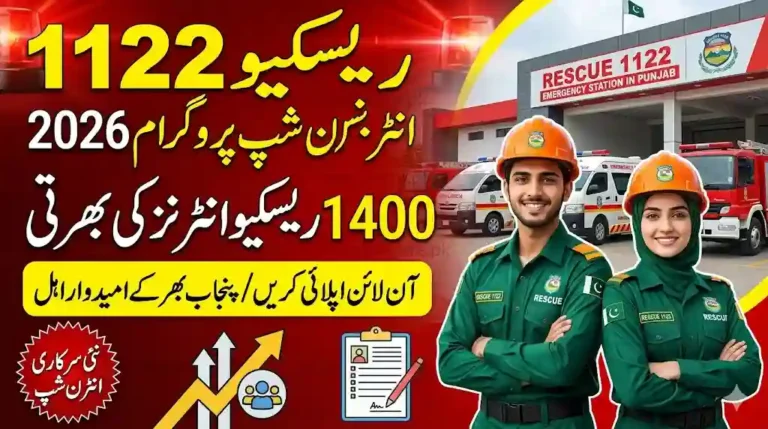 CM Punjab Rescue 1122 Internship 2026 – Eligibility, Last Date & Online Application Guide