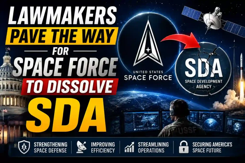 Lawmakers Pave the Way for Space Force to Dissolve SDA What It Means for Space RCO and US Defense