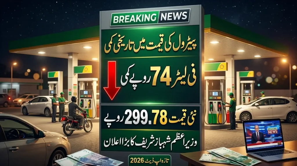 Pakistan Announces Massive Petrol Price Cut as Government Provides Relief to Citizens