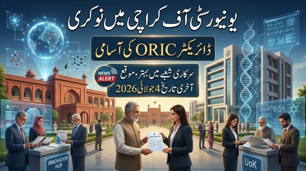 University of Karachi UoK Jobs 2026 Announced for Director ORIC Position