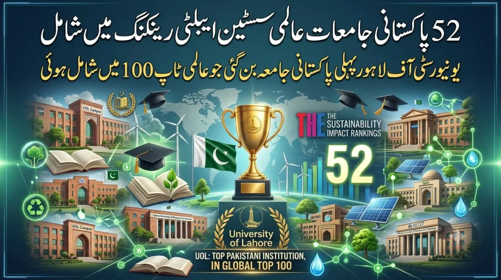 52 Pakistani Universities Ranked in THE Sustainability Impact Rankings 2026
